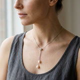Collier TOI & MOI | Perles de Culture Rose Naturel