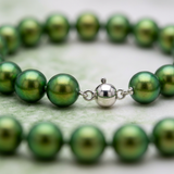 Bracelet Porte Bonheur - Perle d'Eau Douce Vertes