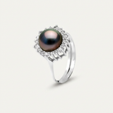 Bague FÉLICIA | Argent & Perles de Tahiti