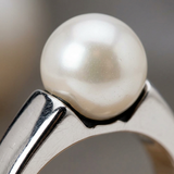 Bague IRINA | Argent & Perle de Culture Blanche - 7/8mm
