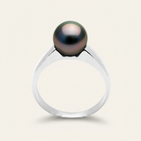 Bague IRINA | Or Blanc & Perle de Tahiti - 8/9mm