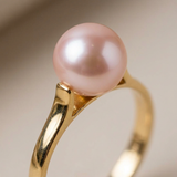 Bague DUCHESSE | Or Jaune & Perle de Culture Rose
