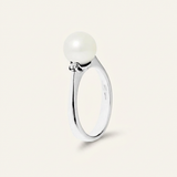 Bague ALEXANDRA | Perle Blanche