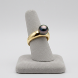 Bague INFINITY | Or Jaune & Perle de Tahiti