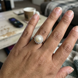 Bague FÉLICIA | Argent & Perle de Culture Blanche