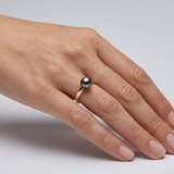 Bague IRINA | Or Jaune & Perle de Tahiti - 8/9mm