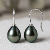 Boucles d'Oreilles DIANA | Argent & Perles de Tahiti