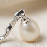 Boucles d'Oreilles TAHORA | Argent & Perles de Culture Blanches