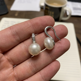 Boucles d'oreilles MOEA | Perles Blanches