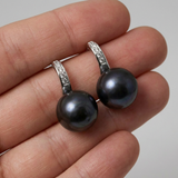 Boucles d'oreilles MOEA | Perles Noires