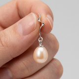 Boucles d'Oreilles TAHORA | Argent & Perles de Culture Roses