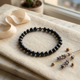 Bracelet Porte Bonheur - Perle d'Eau Douce Black Tahiti