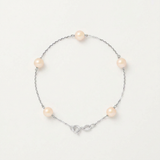 Bracelet Perles de Culture Ronde 6-7  mm Rose