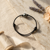 Bracelet homme en perle de Tahiti 10/11mm