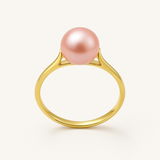 Bague DUCHESSE | Or Jaune & Perle de Culture Rose