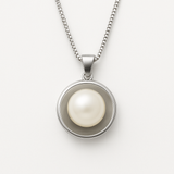 Collier MOON | Perle de Culture Blanche