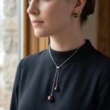 Duo Chocolat — Collier & Boucles