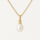 Pendentif ORÉA | Or Jaune & Perle de Culture Blanche 5-6 mm