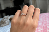 Bague motif "INFINI"  Ajustable