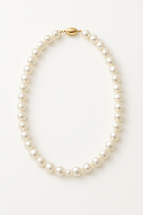 Sautoir en Perles de Culture Blanches 8/9mm