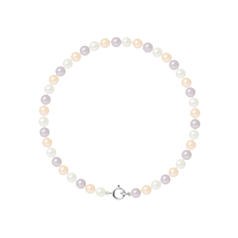 Bracelet Perles de Cutlure Ronde 4-5 mm Multicolor