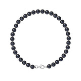 Bracelet Perles de Cutlure Ronde 5-6 mm Black Tahiti