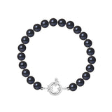 Bracelet Perles de Cutlure Ronde 7-8 mm Black Tahiti