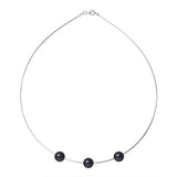 Collier Perles de Culture- Diamètre 9-10 mm Black Tahiti