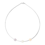 Collier Perles de Cutlure- Diamètre 9-10 mm Multicolor