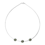 Collier Perles de Culture de Tahiti 9-10 mm- Bijou Femme