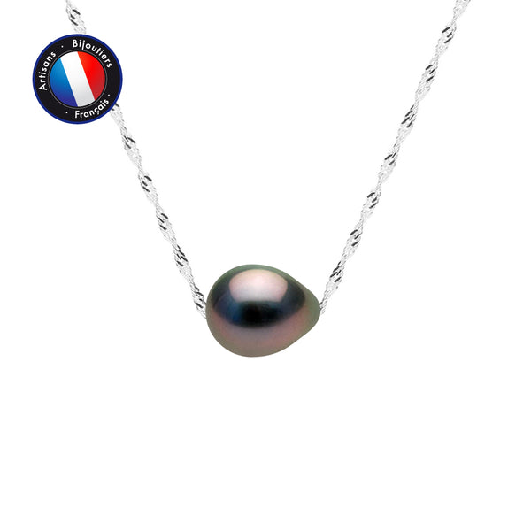 Collier Perle de Tahiti Or Blanc | Ashley